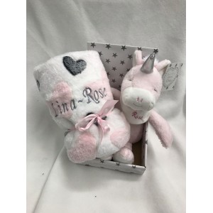 Peluche  plaid Licorne...