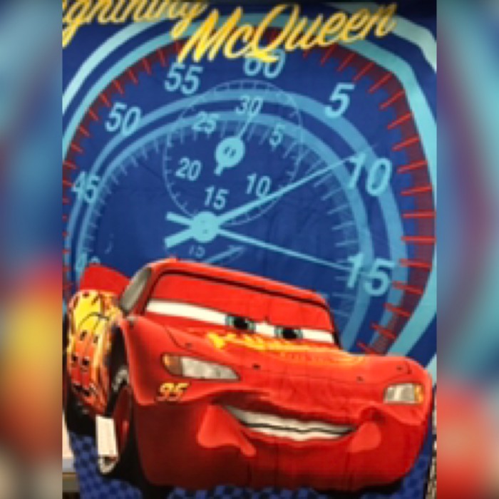 Plaid Disney cars brode au prénom