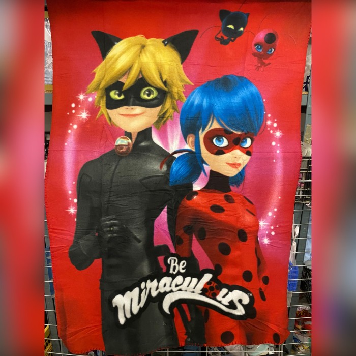 Plaid disney Miraculous brode au prénom