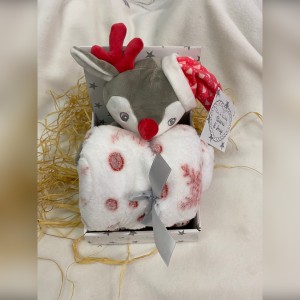 Peluche Plaid brodé au prénom