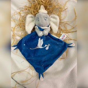 Doudou dumbo brodé au prénom