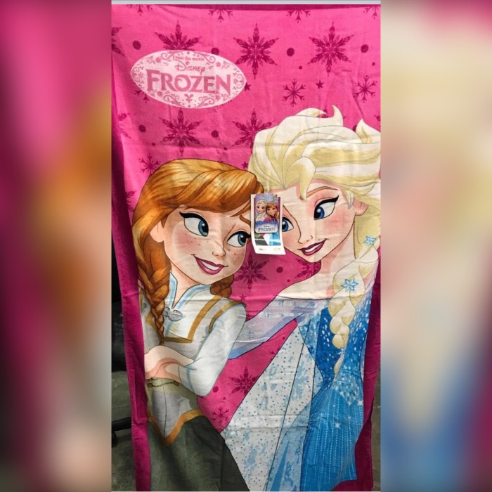 Serviette la reine des neiges brodé au prénom