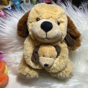 Peluche avec bébé ours