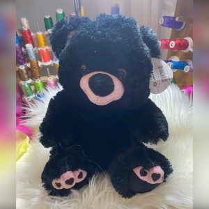 Peluche saint Valentin noir