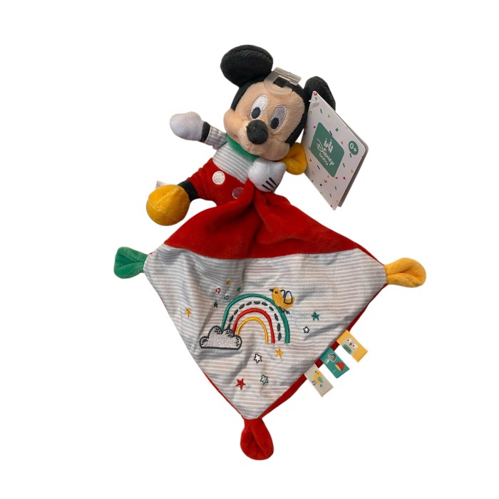 Doudou Mickey personnalisé prénom bébé